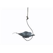 Leaf bird bath to hang