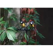 Plant stake Chickadee Couple