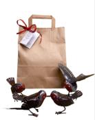 Lot de 3=Rouge Gorge 1Couple+1Ailes Ouvertes+1Oiseau