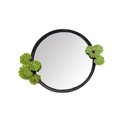 Miroir coccinelle géranium