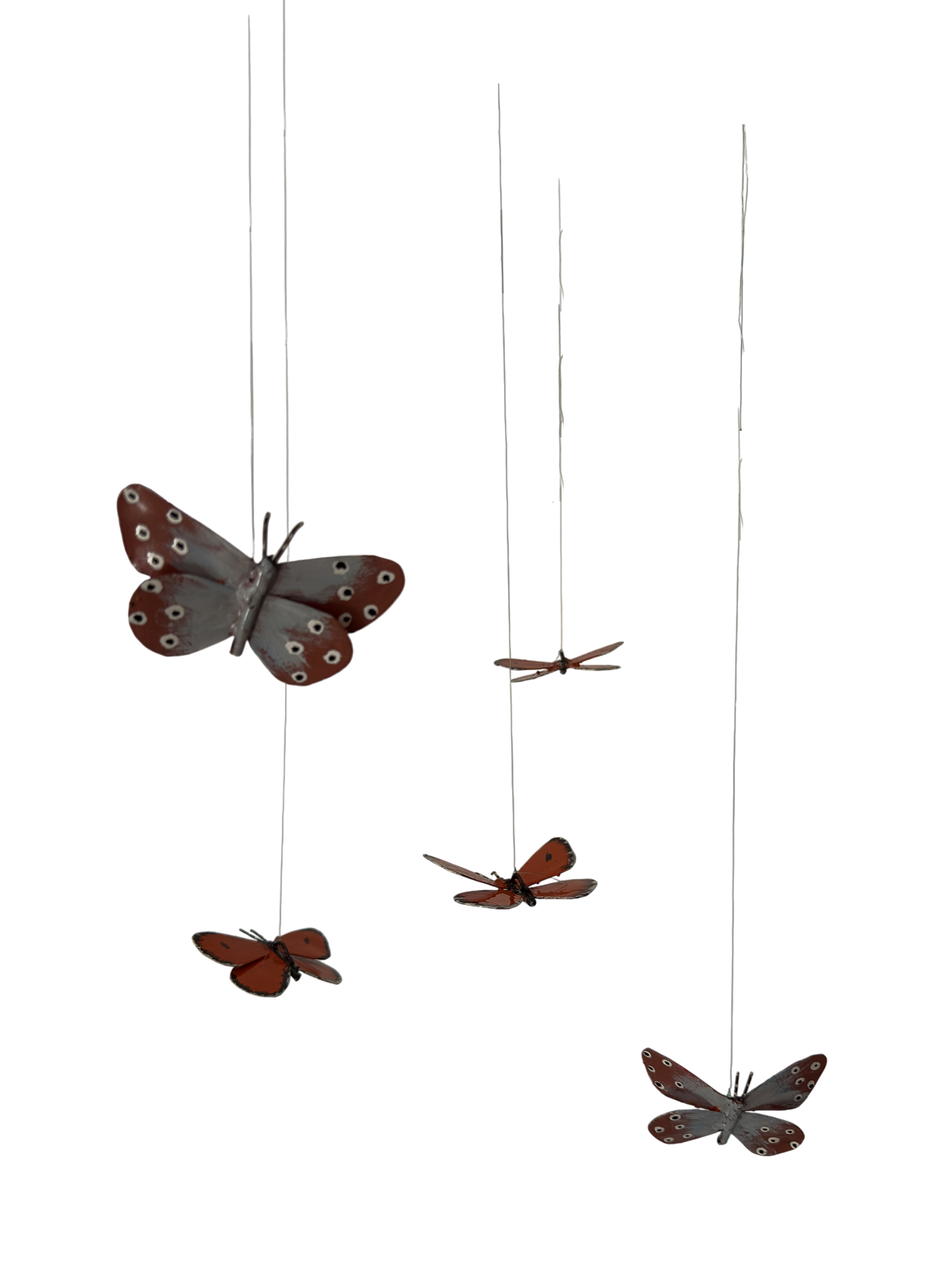 papillon Cuivré des marais (orange) à suspendre