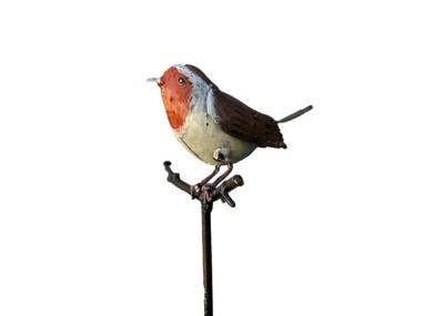 Plant stake European Robin